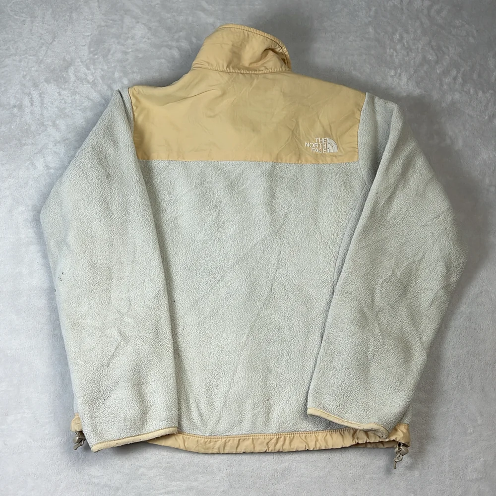 The North Face Denali Women's Cream Fleece Jacket Size S Full Zip Polartec